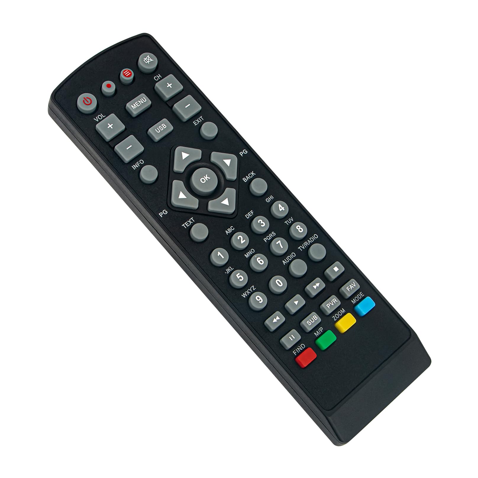 VINABTYDXH300 Replacement Remote Control Fit for Skymaster Receiver Remote Control DXH300 DXH240 DXH290 XHD270 XHD210 DXH 240 XHD 210