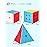 ROXENDA Speed Cube Set, Magic Cube Set of 2x2x2 3x3x3 Pyramid Cube Smooth Puzzle Cube (Stickerless)