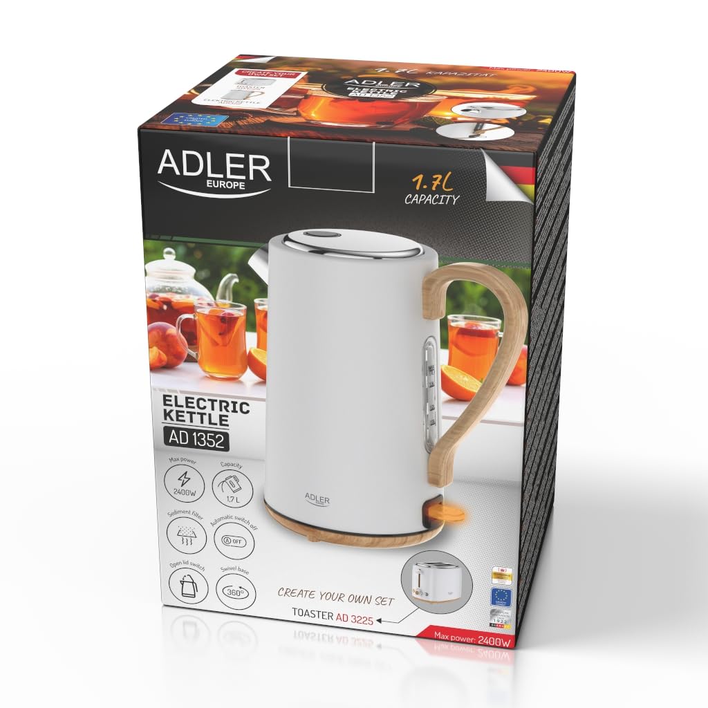 Adler ad 1352 AD 1352 hervidor eléctrico 1.7 L