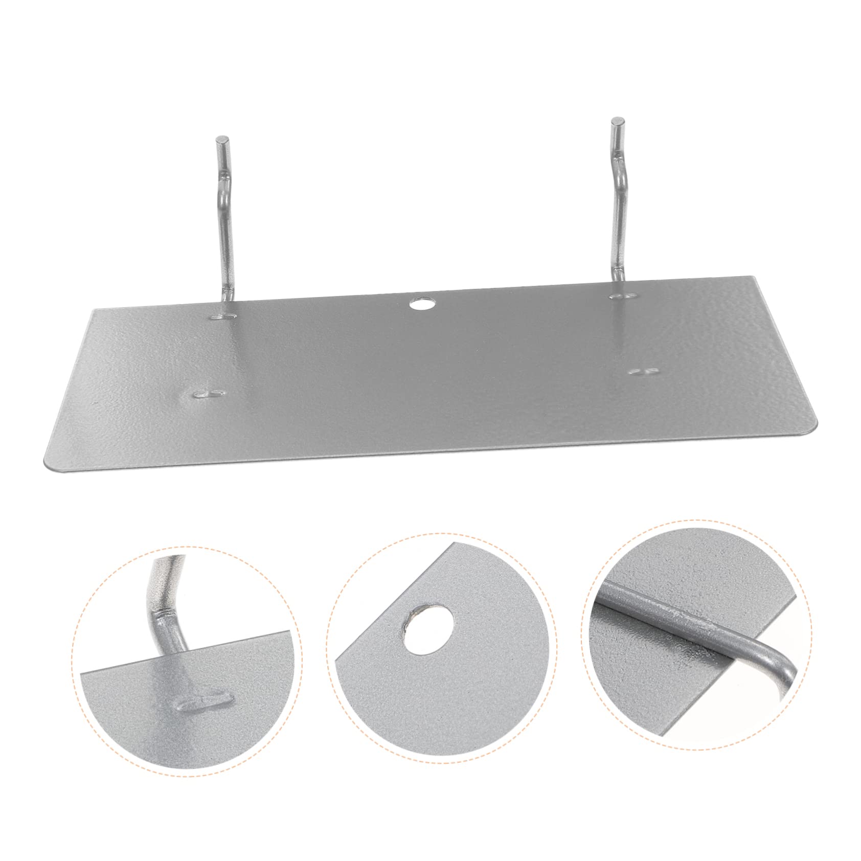 STOBAZA Pegboard Accessories 2pcs Metal Shelf Brackets Enhance Your Slat Wall Storage