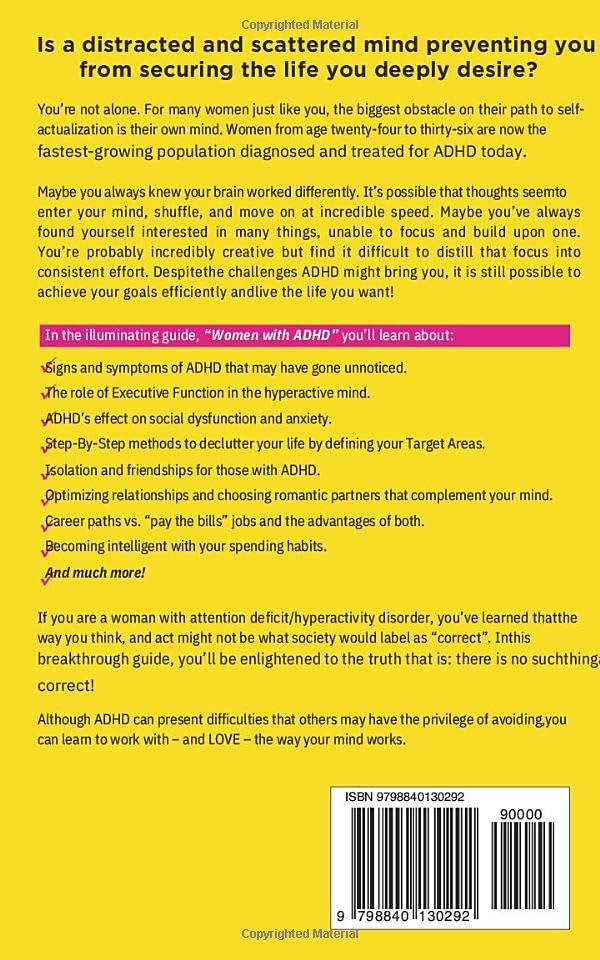 Women with ADHD: The Complete Guide to Stay Organized, Overcome Distractions, and Improve Relationships. Manage Your Emotions, Finances, and Succeed in Life - Image 2