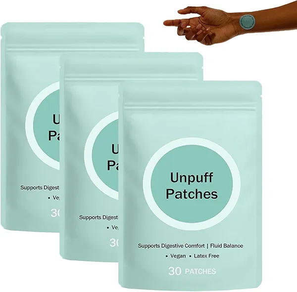 Unpuff Patches for Body - Unpuff for Body Care | Formulated with Dandelion, Fennel, Artichoke, Ginger & Turmeric (3)