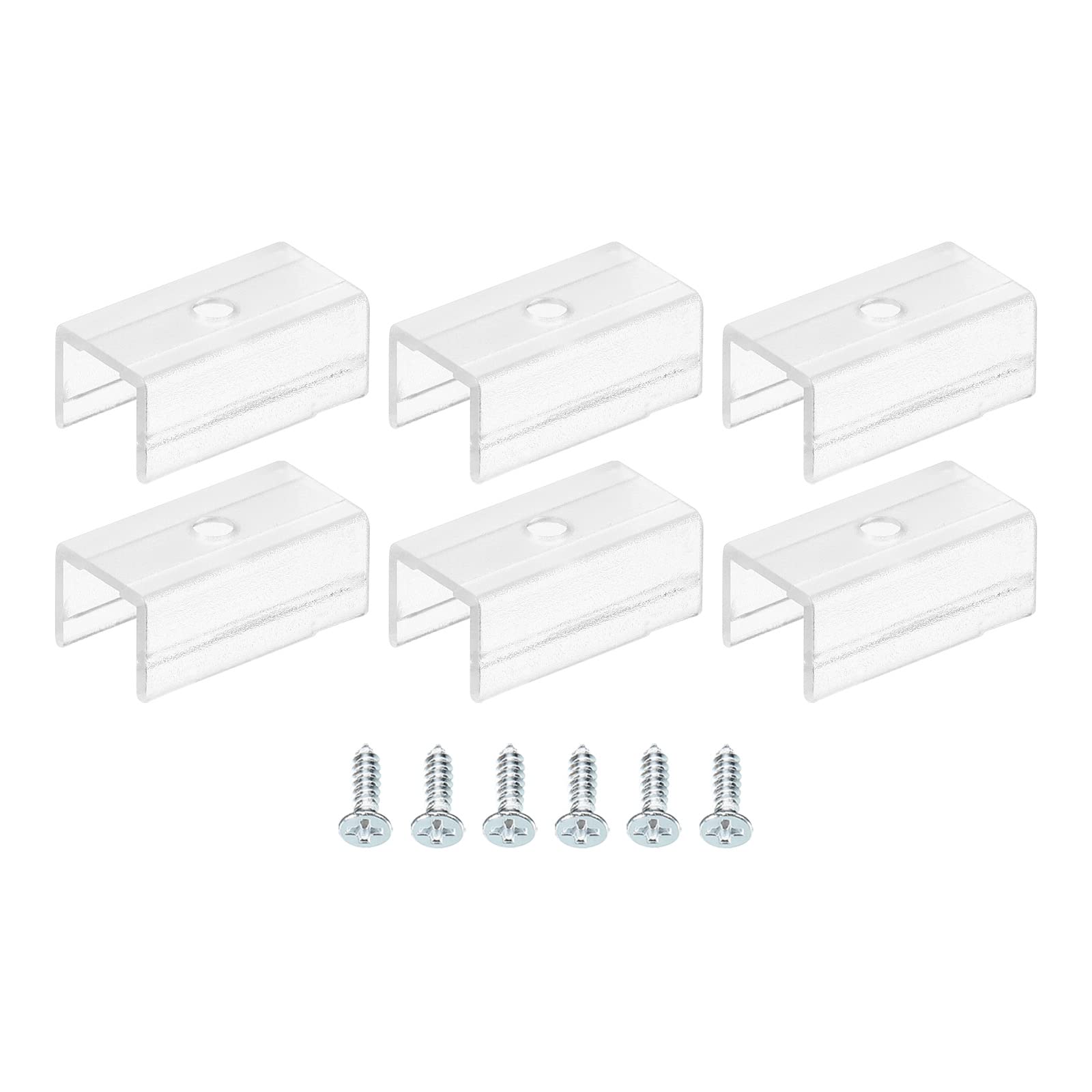 MECCANIXITY Rope Light Mounting Clips, 50 Pack Wall Channel Mounting Holder Accessories for 11.9mm to 12.4mm Waterproof LED Strip, Translucent — Amazon image 15