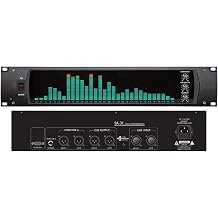 Audio Spectrum Analyzer - 31-Segment Display, Adjustable Sensitivity & Brightness, Stereo Output for KTV Stage and Studio Performance