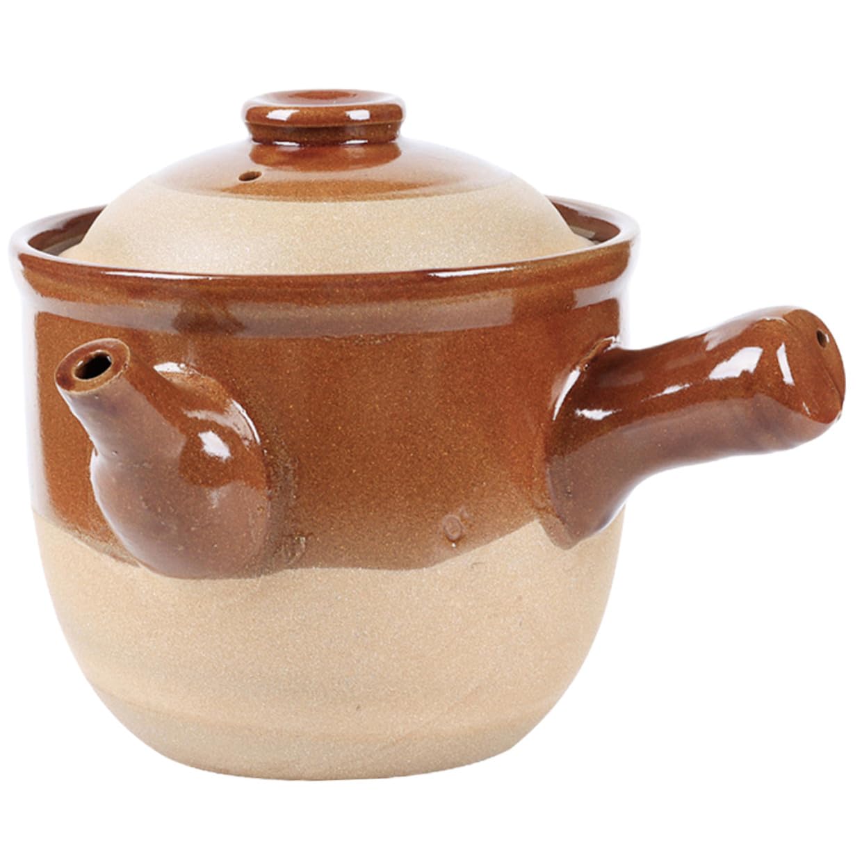 TOYANDONA Olla Pequeña de Barro China para Cocinar 3l, Adecuado para Hervir Medicina y Guisar Cacerola Picante, Utensilio de Cocina para Sopa y Superficie de Puente
