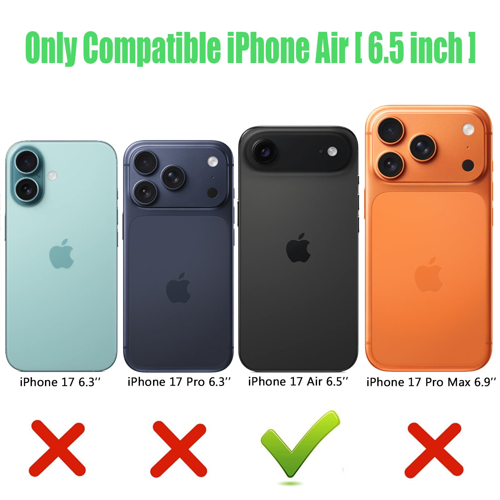 Amazon.com: Wireless Charging Case for iPhone 17 Air, 12000mAh