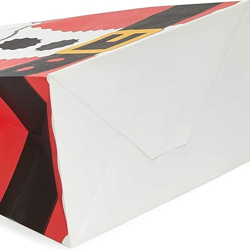 Miniatura 4 de Bright Creations Paquete de 24 bolsas de regalo de Navidad a granel con asa y papel de seda para envoltura de regalos de Navidad, bolsa de regalos