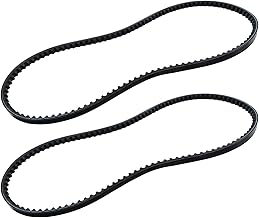 2 Pack 954-0430C Auger Drive Belt (3/8 X 35 inch) Replaces Craftsman MTD 754-0430, 754-0430A, 754-0430B, 754-0431, 954-0430, 954-0430A, 954-0430B for Cub Cadet Craftsman Troy-Bilt Snow Blower