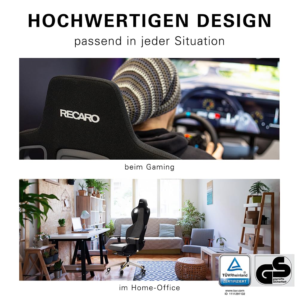RECARO Exo – High End TÜV-zertifizierter Gaming- & Bürostuhl bis 150kg
