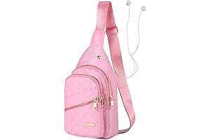Chic Crossbody Sling Backpack for Women in Vibrant Pink