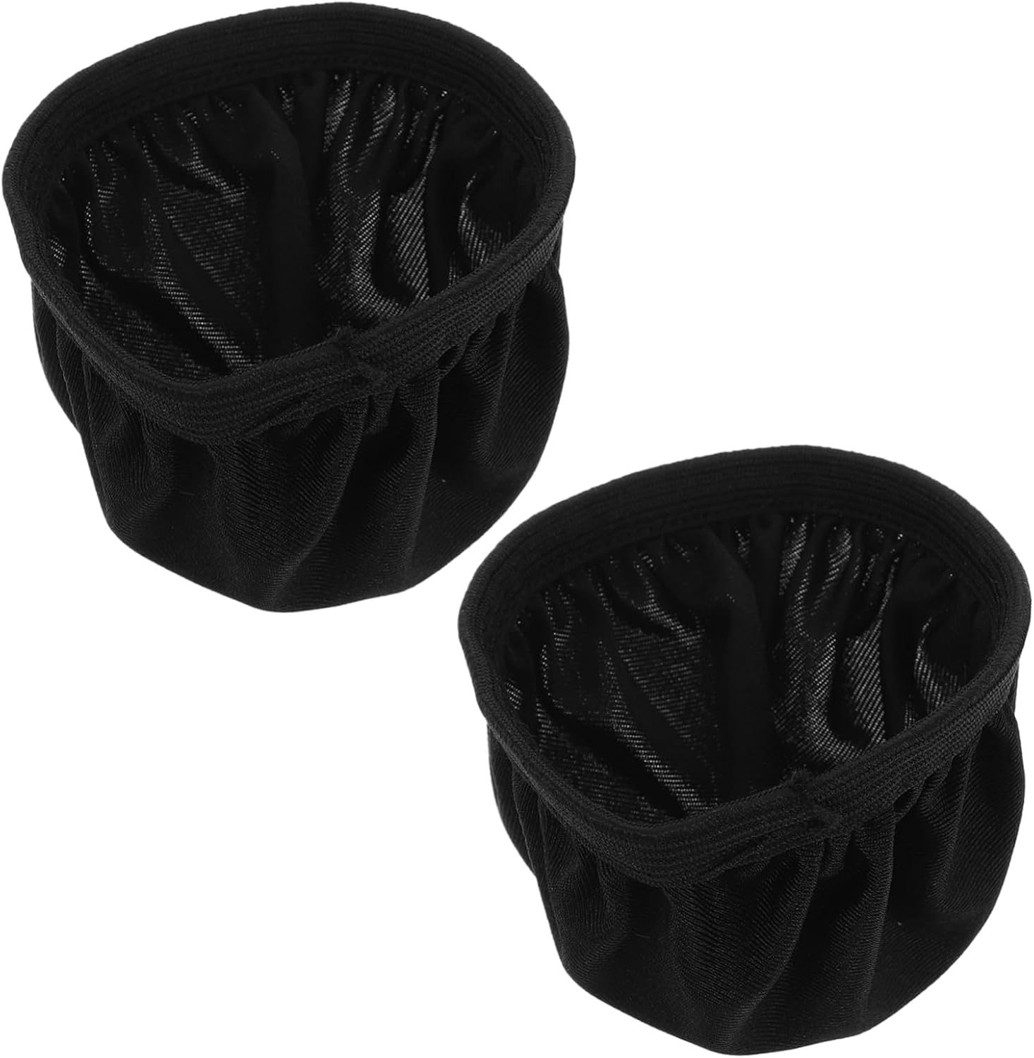 LALAFINA 2pcs Stretchable Headphone Ear Pads Covers Reusable Cotton Fabric Protectors Washable Dust Covers for Headphones Compatible Headsets