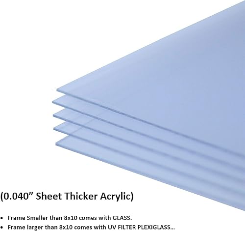 Miniatura 6 de Frames - Marco de fotos de 24 x 32 pulgadas, acabado de envoltura suave, molduras de pepita de 1 pulgada de ancho, marco de póster compuesto de