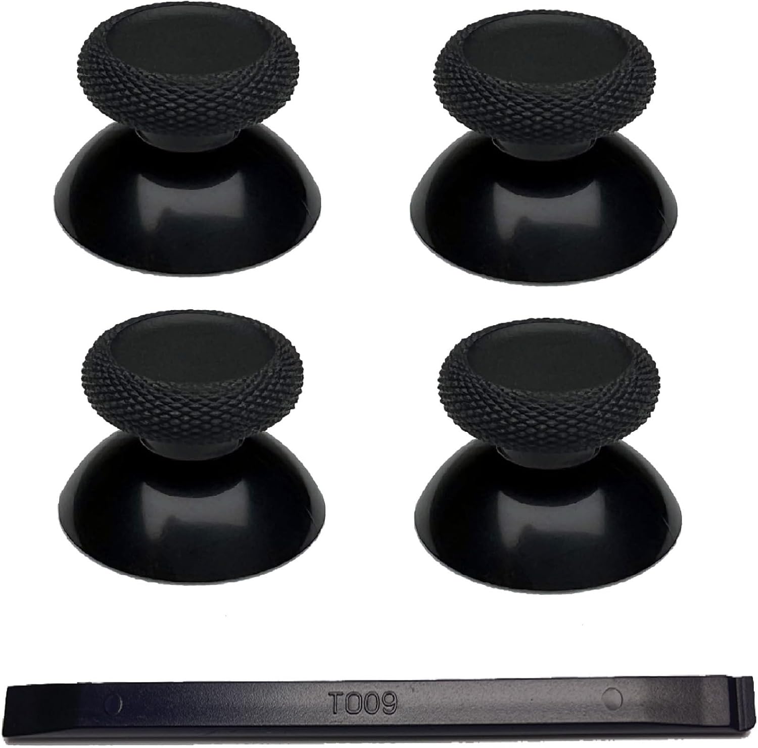 4PCS Custom Analog Thumb Sticks for Meta Quest 3 Controller, Black Replacement Thumbsticks for Oculus Quest 2 Left Right Controllers, VR Accessories Repair Kit Joysticks Cover Button for Metaquest Pro - Amazon product rated Grade B