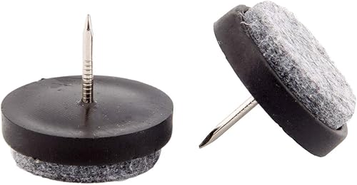 Miniatura 3 de ULIFESTAR - Almohadillas de fieltro para muebles, 50 unidades, antideslizantes, Negro