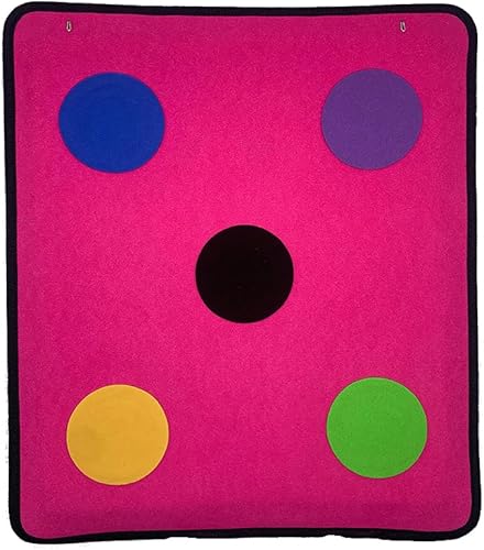 Cinco Bulls-Eye Esgrima Esgrima Equipo de entrenamiento auxiliar Material de fibra a prueba de golpes Adecuado para esgrima Entrenamiento de