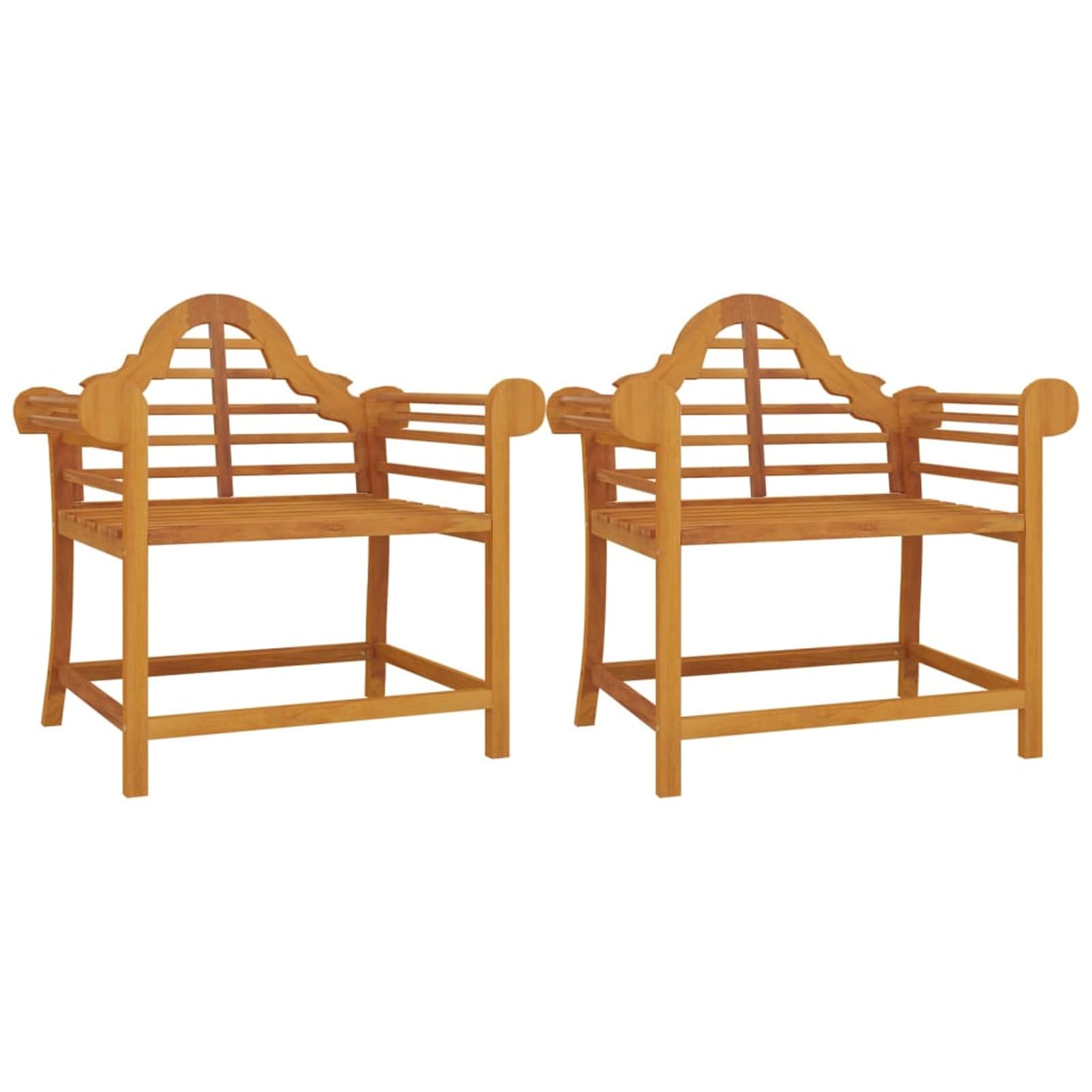 319151 Sedie da Giardino 2 pz 91x62x94 cm in Legno Massello di Teak Testata in Legno,Testata Letto Matrimoniale Muebles Dormitorio Spalliera Letto Testiere per Letto Matrimoniale