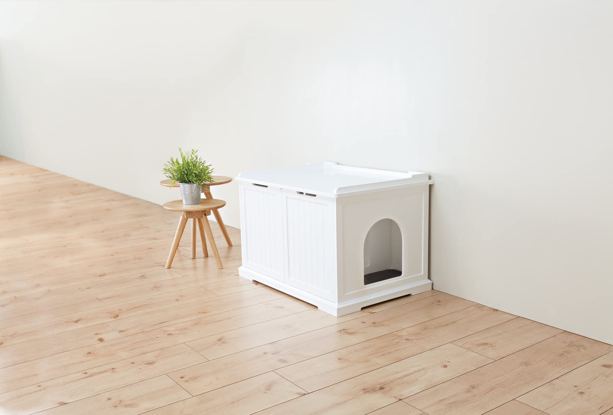 TRIXIE Pet Products Wooden Pet House X-Large and Litter Box