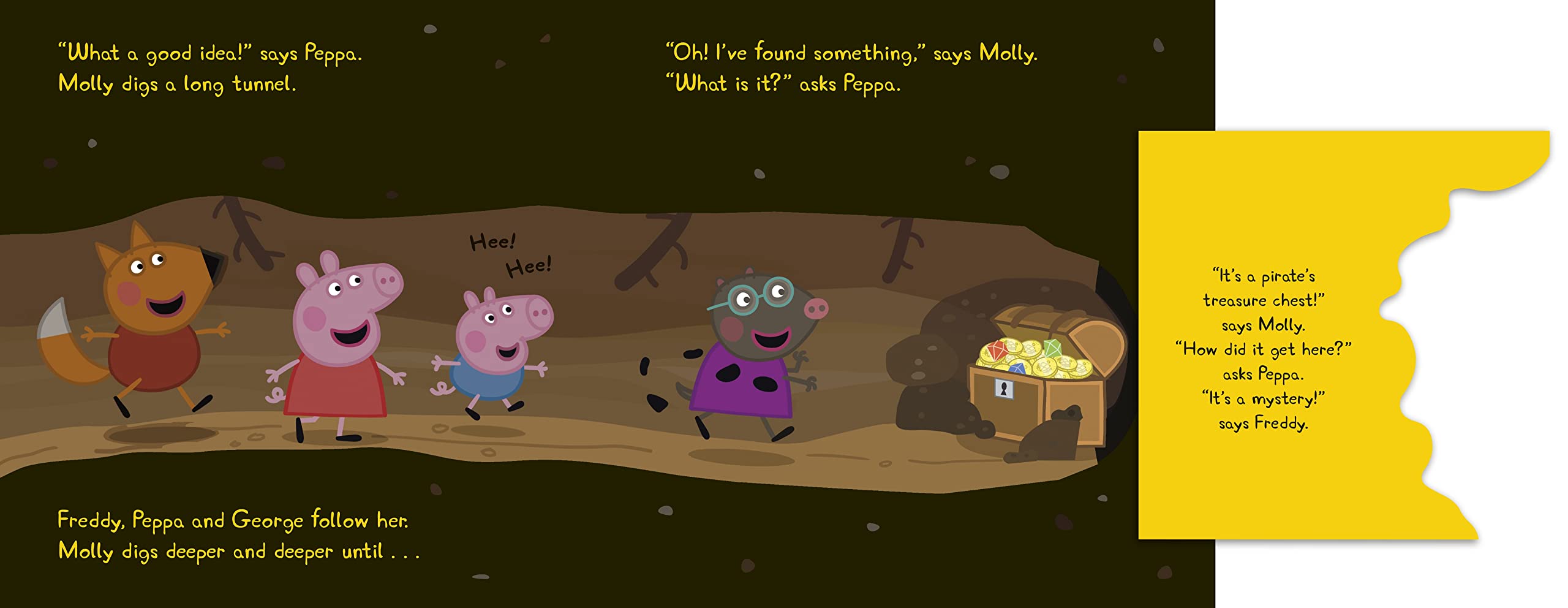 Peppa Pig: Peppa's Buried Treasure : A lift-the-flap book