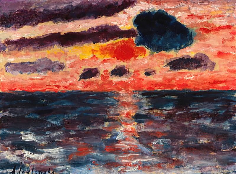 Affiche d’Alexej Von Jawlensky art mural vintage paysage 58x80cm