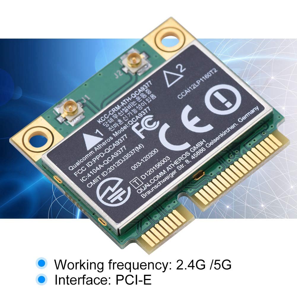 Carte Réseau WiFi Intel 9560AC - Double Bande 2.4G/5G + Bluetooth 5.0 - Compatible Dell, Acer, Asus, MSI (sauf HP/Thinkpad) - Pour Windows 10