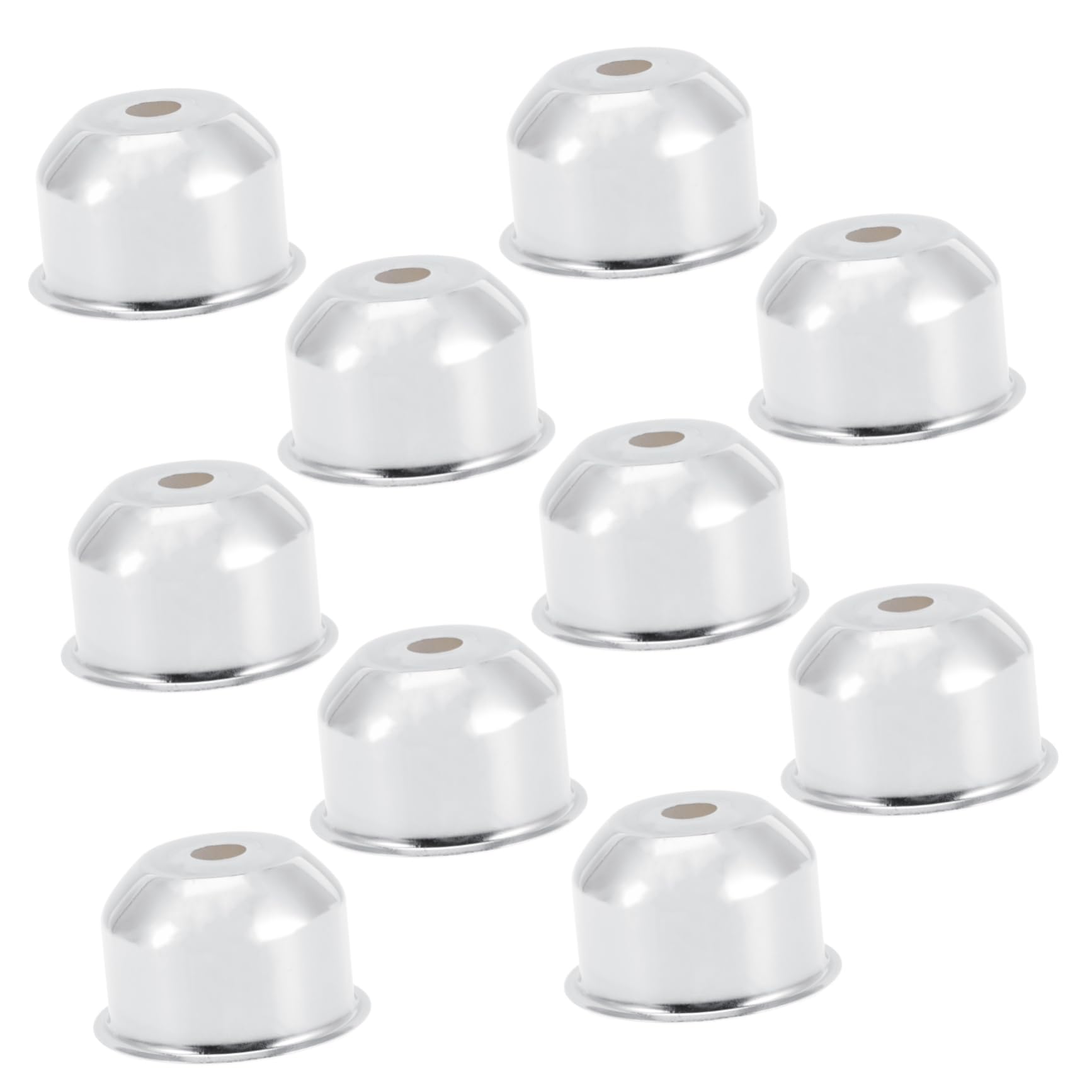 Balacoo DIY Lighting Lamp Parts 10pcs E27 Socket Cups Iron Lamp Holder Cups for Table Ceiling