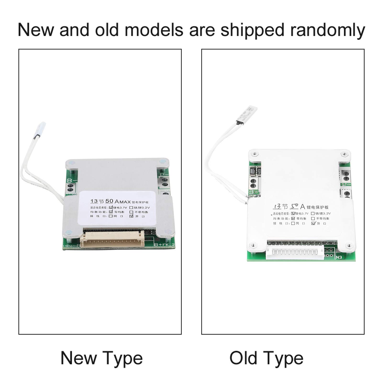 Karta ochronna akumulatora litowego PCB Panel ochronny akumulatora 13S 50A z wyważonym modułem ochrony przed zwarciem