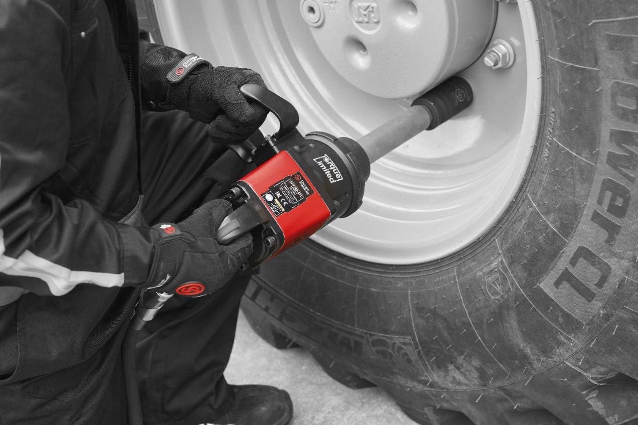 Chicago Pneumatic CP7782TL-6 Air Impact Wrench, 6 Inch Ext Anvil, D-Handle, Max Torque 1920 ft. lbf/2600 Nm, 5200 RPM