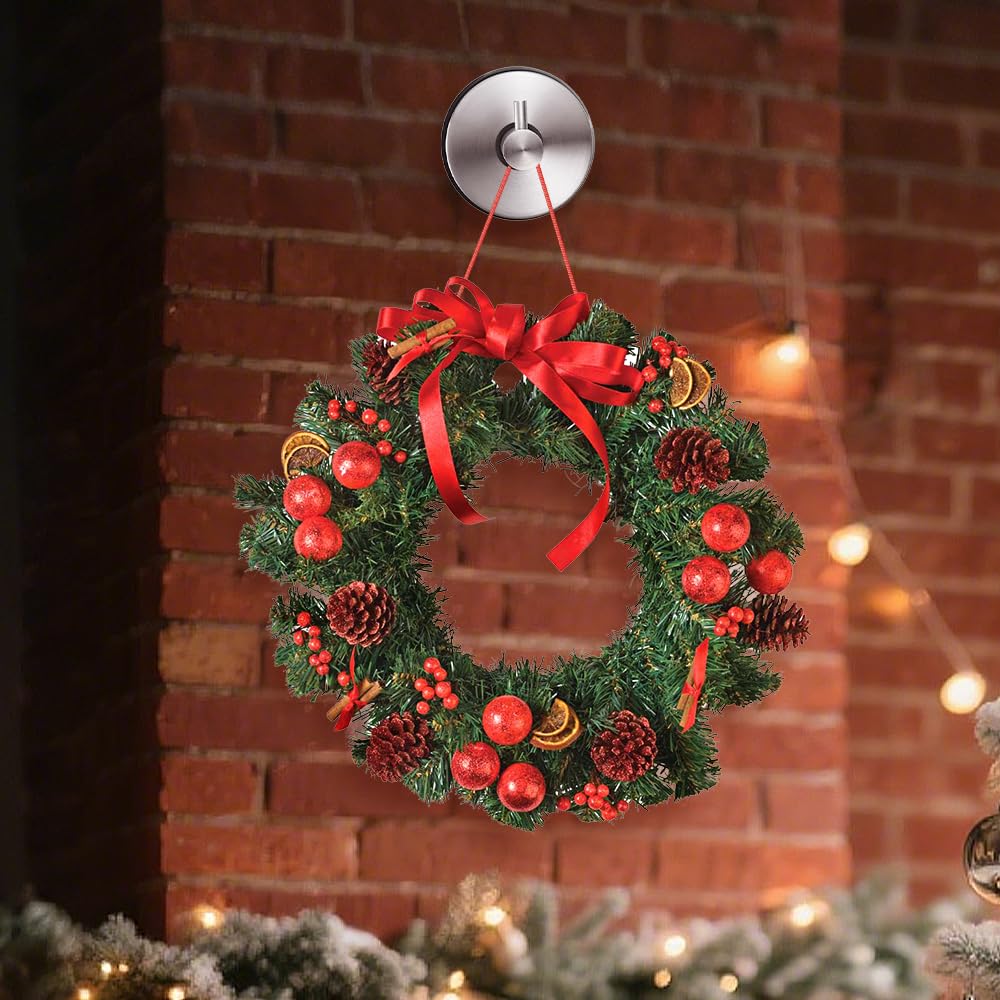 2PCS Suction Cup Hooks for Door Wreaths on Glass Suction Cup Hooks for Shower 2026 Hanging Towels for — view 5