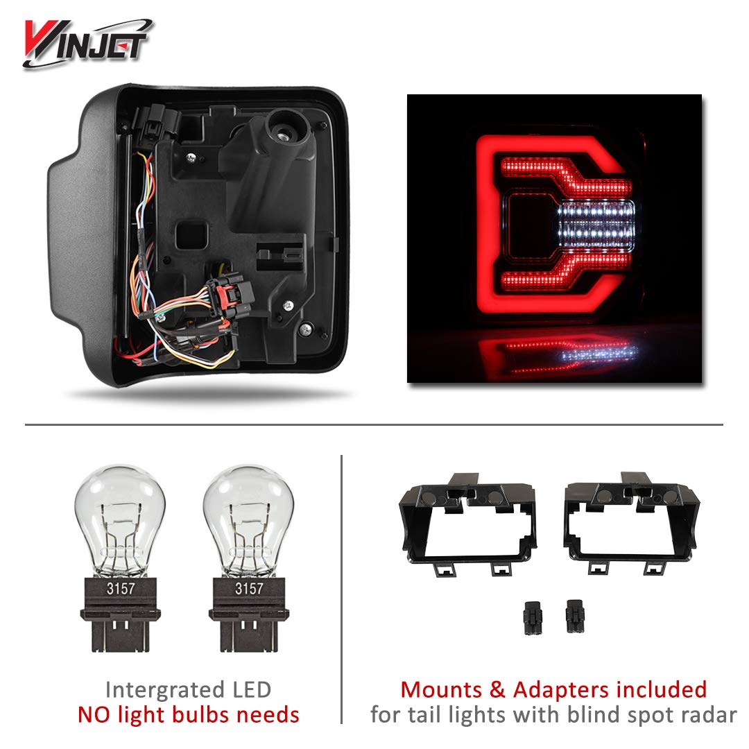 Winjet Compatible with Jeep [2018 2019 2020 2021 Wrangler JL] LED