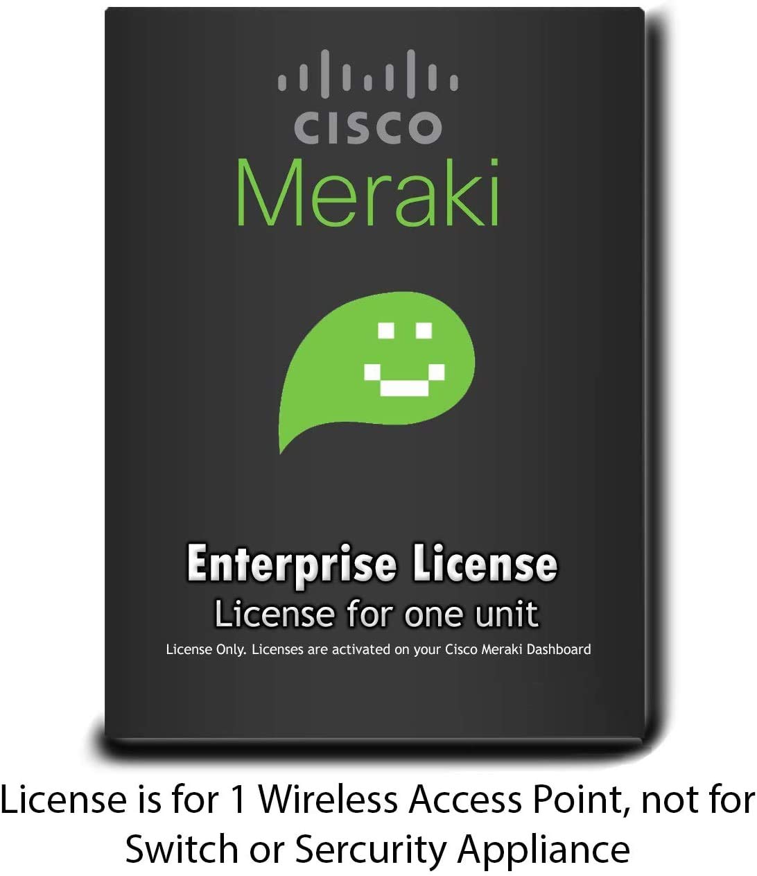 Cisco Meraki 1 Year Enterprise License for 1 AP