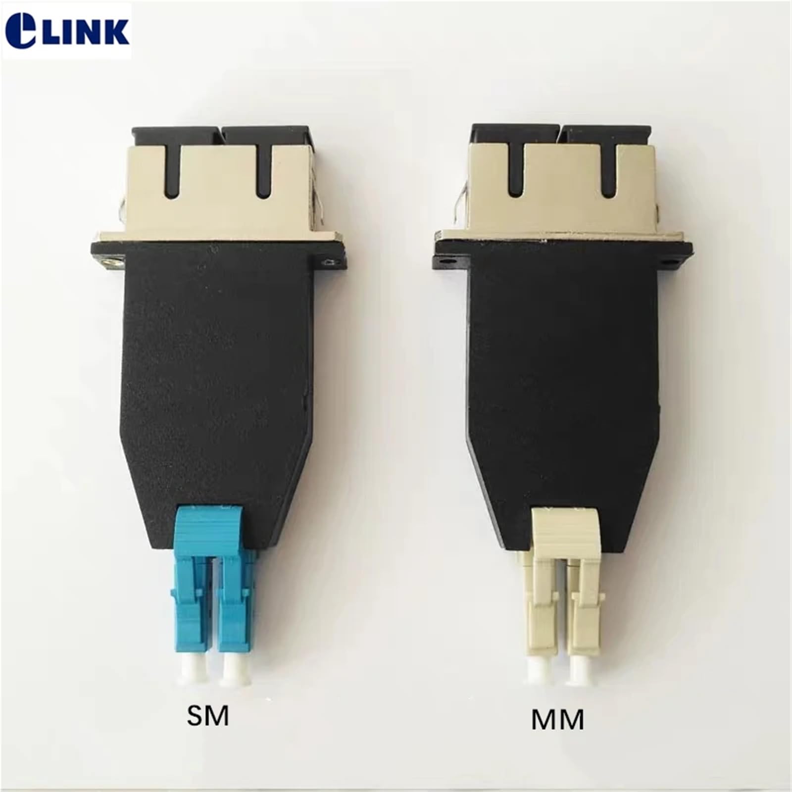 Adaptateur Fibre Duplex LC-SC SM MM SC-LC DX Coupleur Fibre Optique Double connecteur Adaptateur Hybride FM,(MM 50-125)