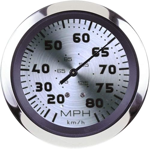 Vista 9 de Sierra International 67283P Sterling 0 a 35 Mph Dial Range Kit de velocímetro resistente a arañazos y niebla, 3 pulgadas, negro