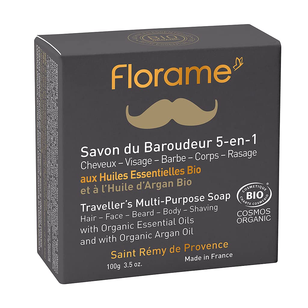 Florame Men Traveller's 5-in-1 Soap Organic 100g