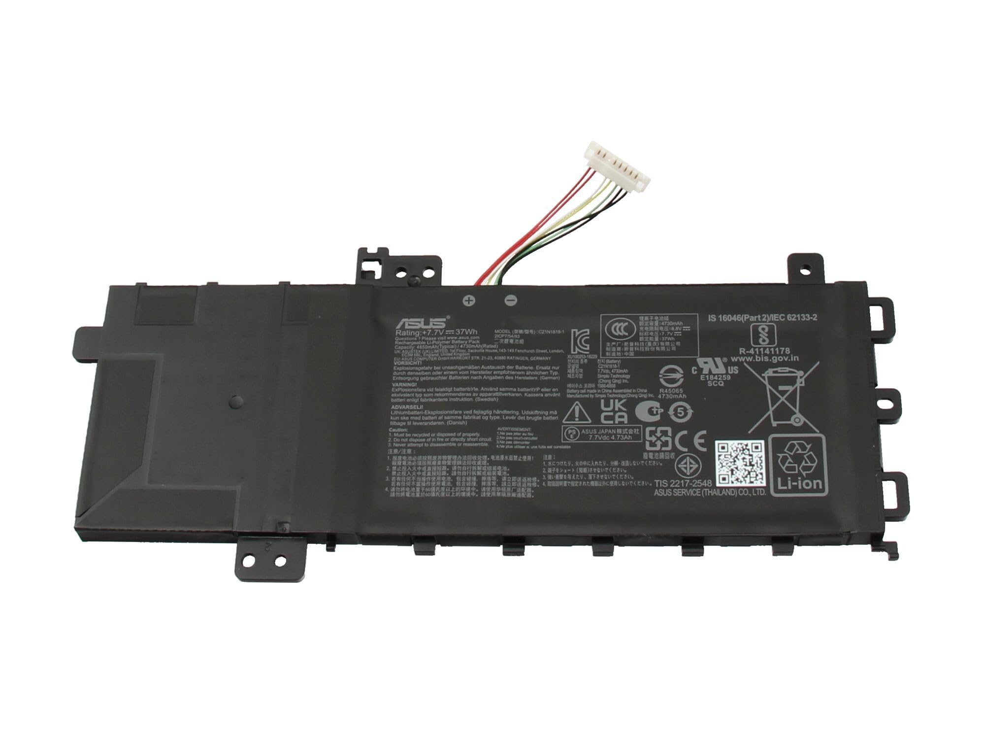 Asus chromebook c523na-ej0123 batteria per computer portatile, originale batteria per chromebook c52
