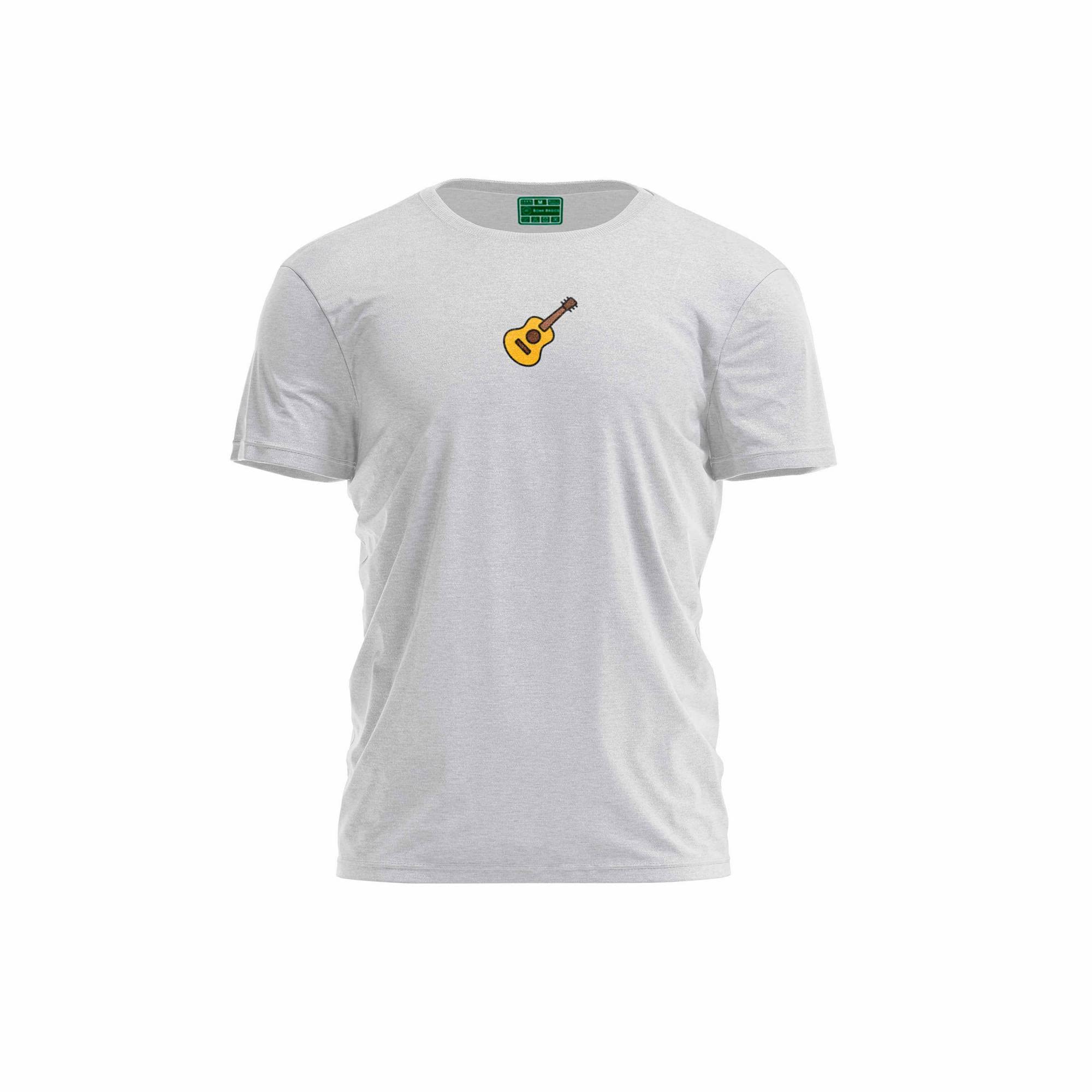 Bona Basics, Digitally Printed, Men's Basic T-Shirt,%70 Cotton%30 Polyester, Grey, Casual, Men's Tops, Size: S
