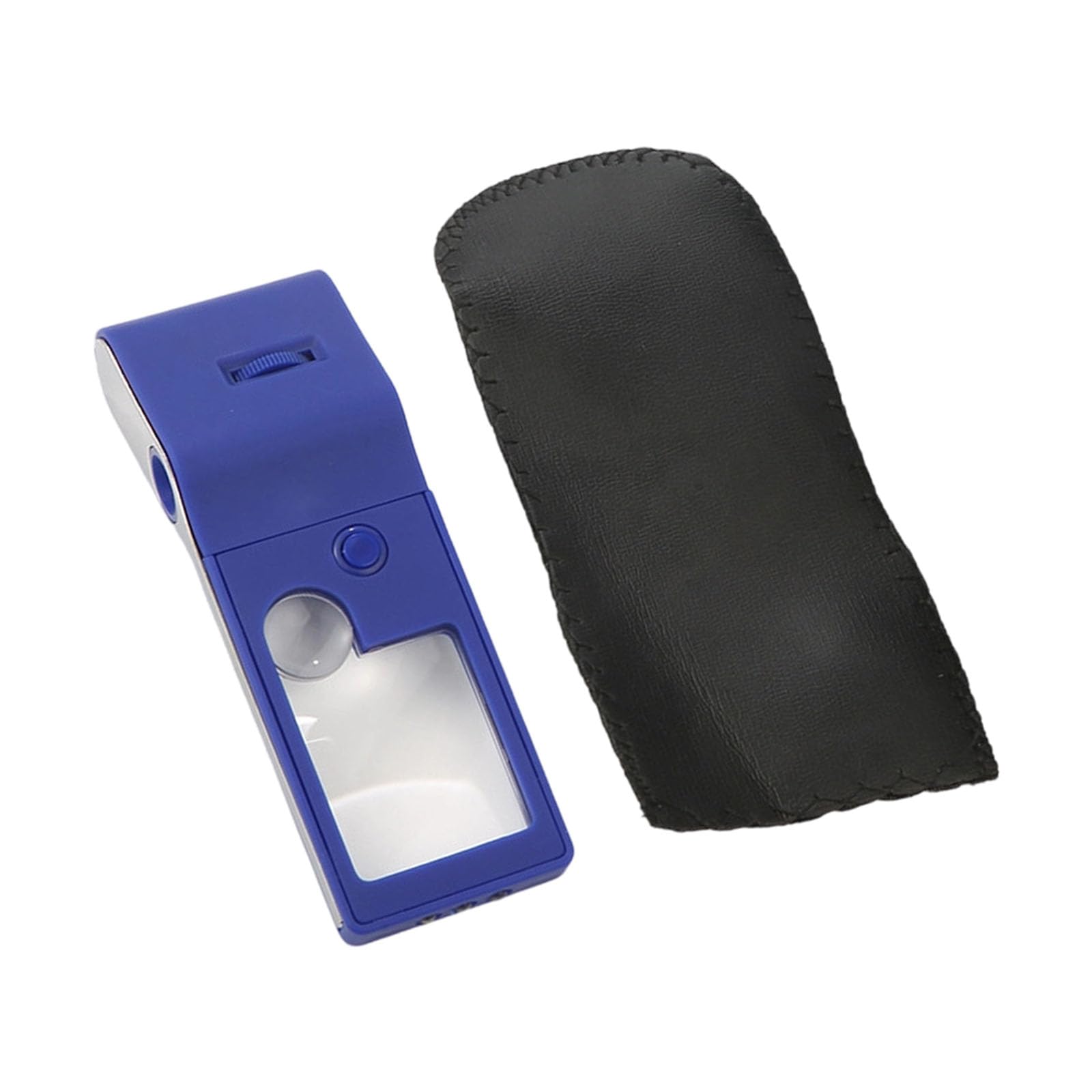 Hsioluted Blue Magnifier With Light 3X 10X 55X Magnifier Glass For Newspaper Reading Multifunction Eye Loupe Jewelry Inspection Enlarger