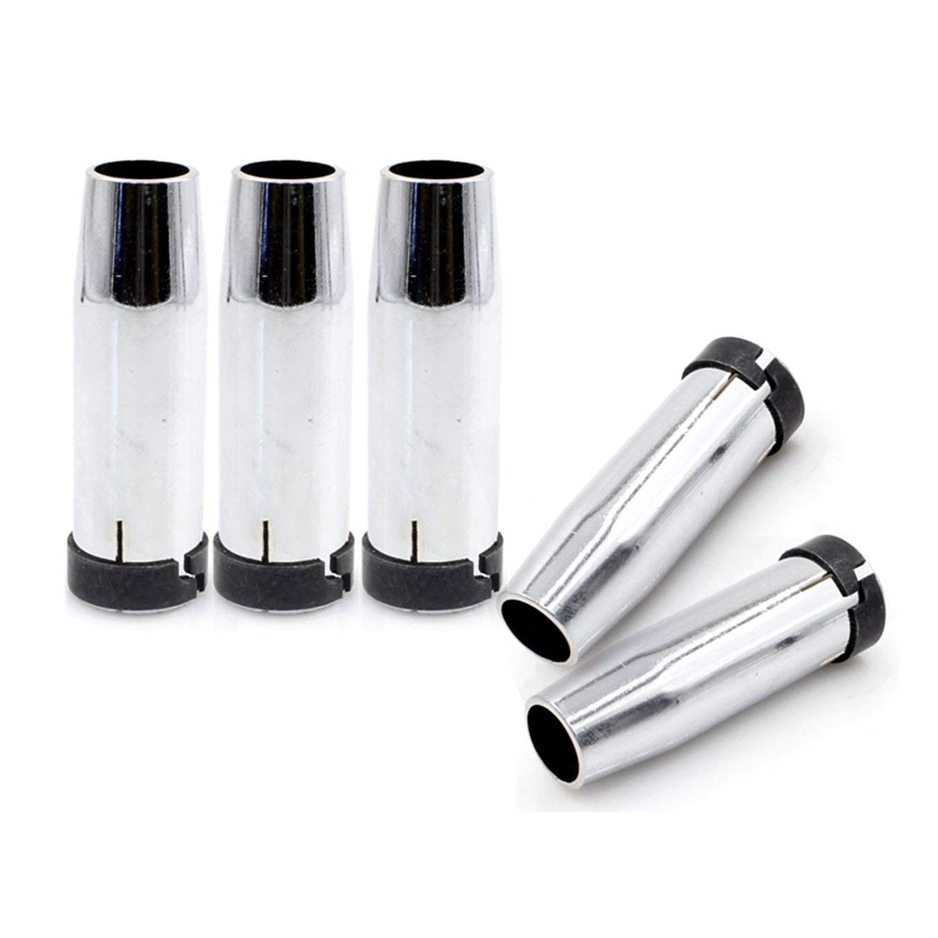 FIREWELD MIG CO2 Welding Torch Conical Gas Nozzle, 24KD, Pack of 5 Pieces