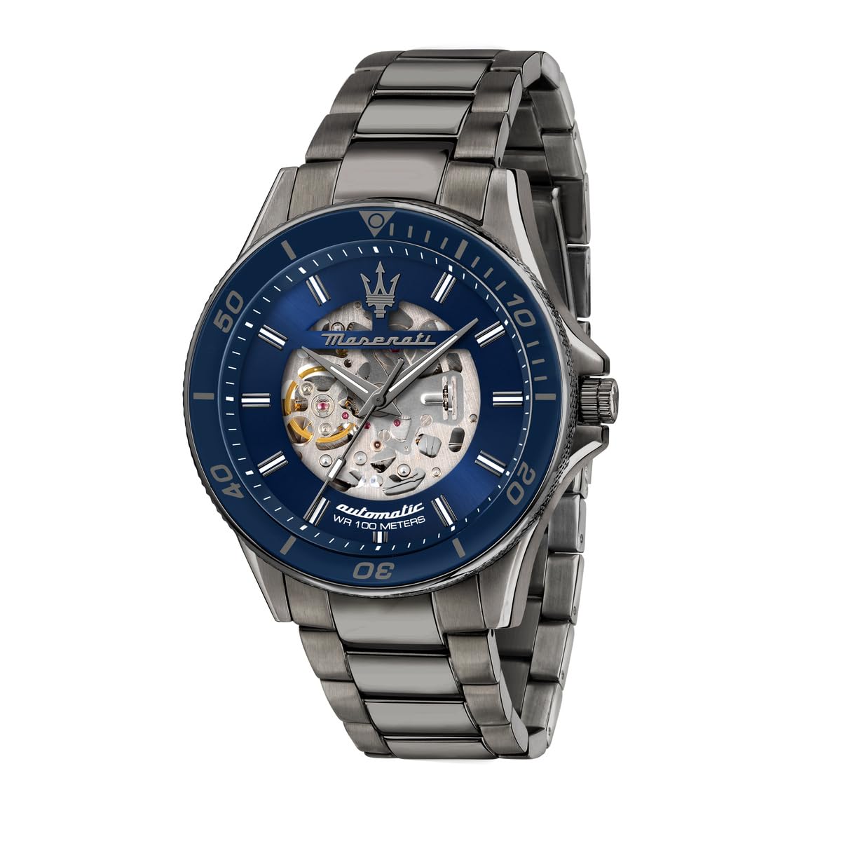 Maserati Stainless Steel Sport Analog Dial Color Skeleton Men Watch - R8823140009, Silver Band (B0BTDGRHWN) Amazon Price History, Amazon Price Tracker