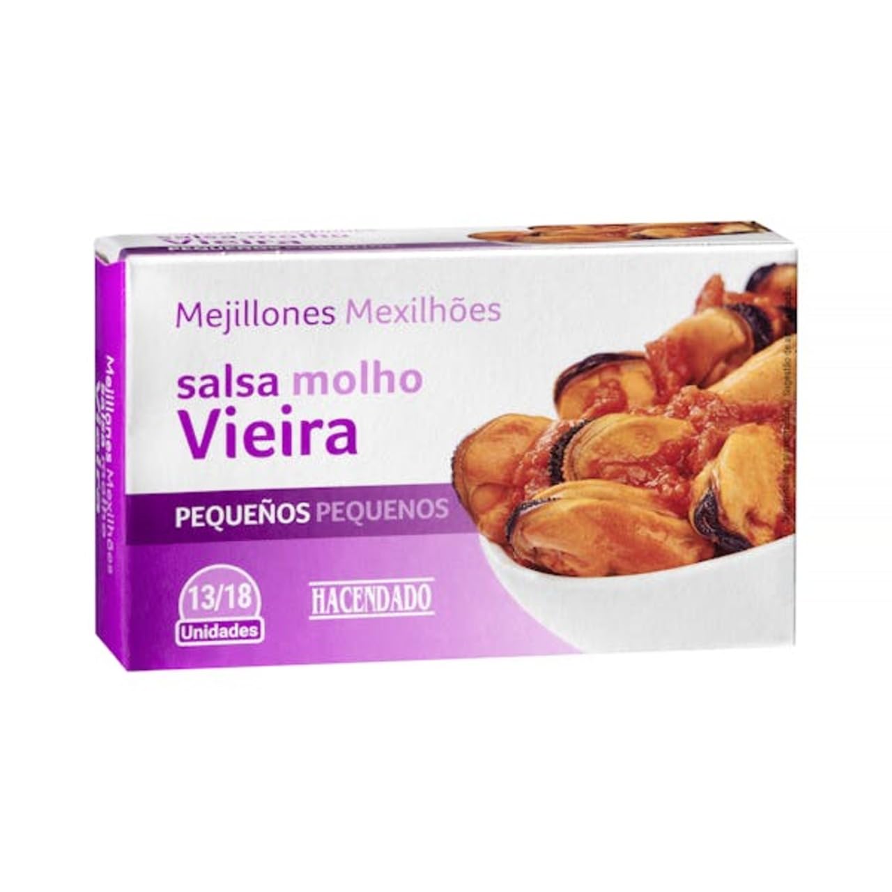 Muscheln in Jakobsmuschel-Sauce, klein 13-18 Stück 12er-Pack