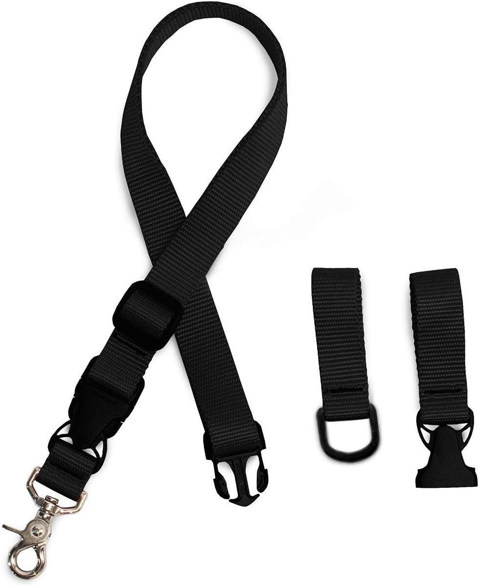 The Buddy System Accessories for Our Dog Leashes Made in USA (Extra Buddy, Regular Dog Black)