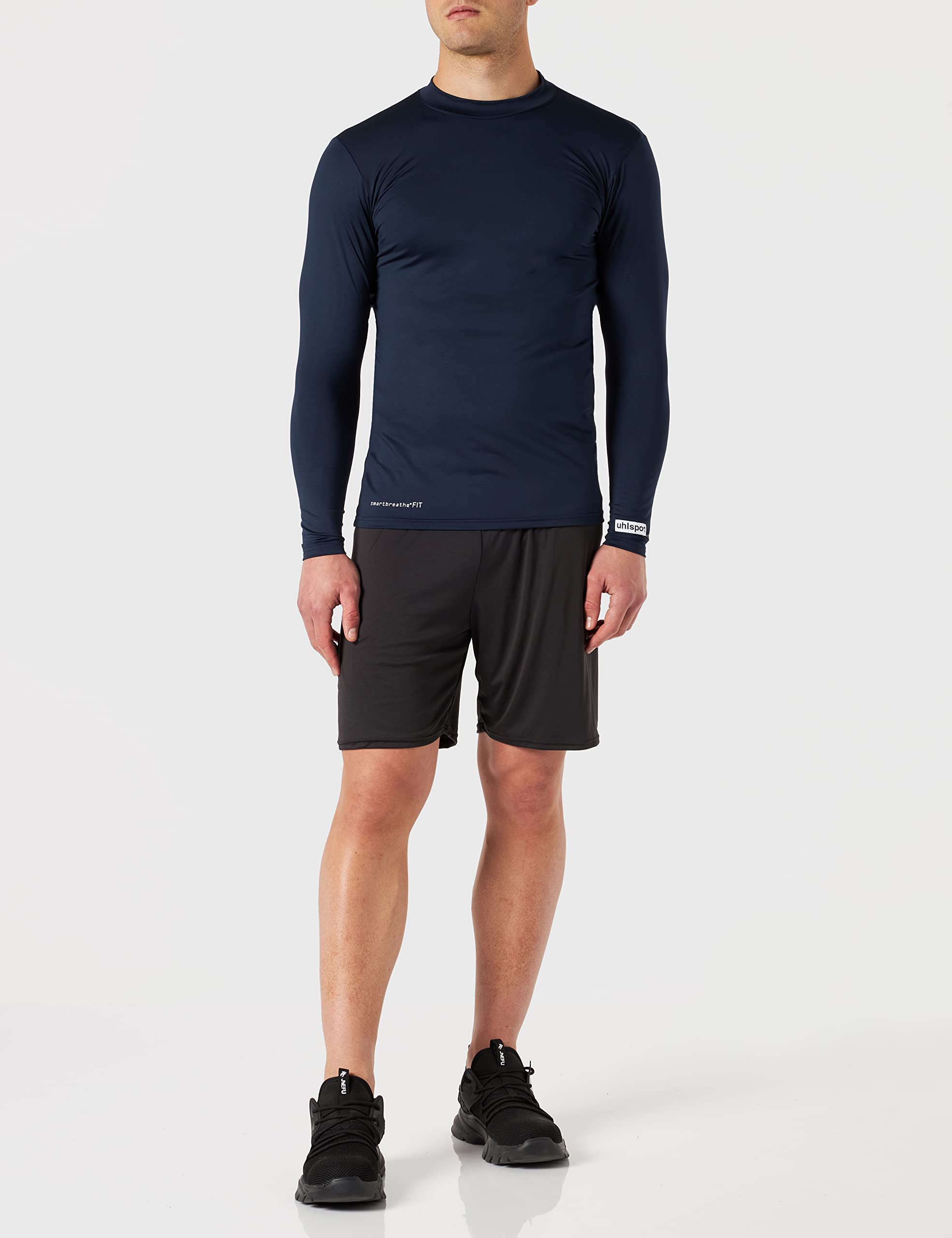 Uhlsport Men Distinction Colors Base Layer Shirt Men's Shirt - Marine, XXS - Image 2