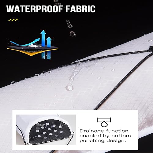 Miniatura 4 de Bastones de senderismo de aluminio con bolsa de almacenamiento, paquete de 2 palos de senderismo ligeros plegables, bloqueo rápido absorbente de