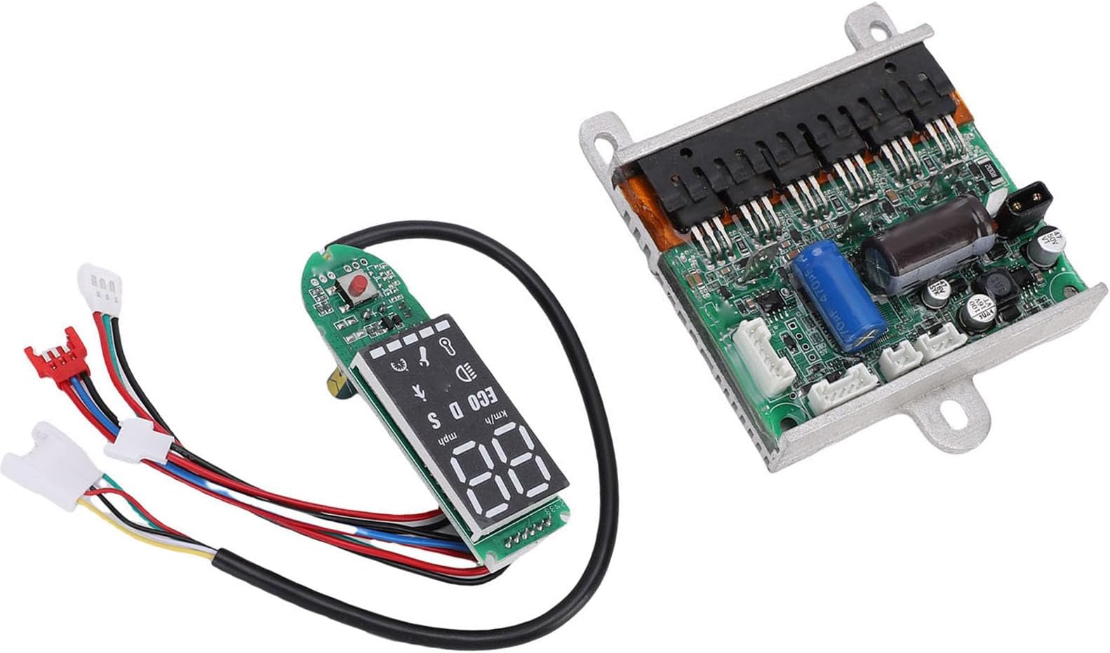 Alomejor Digital LCD Display Circuit Board Easy to Use Controller -Panel Kit for Electrical Scooters Enthusiasts