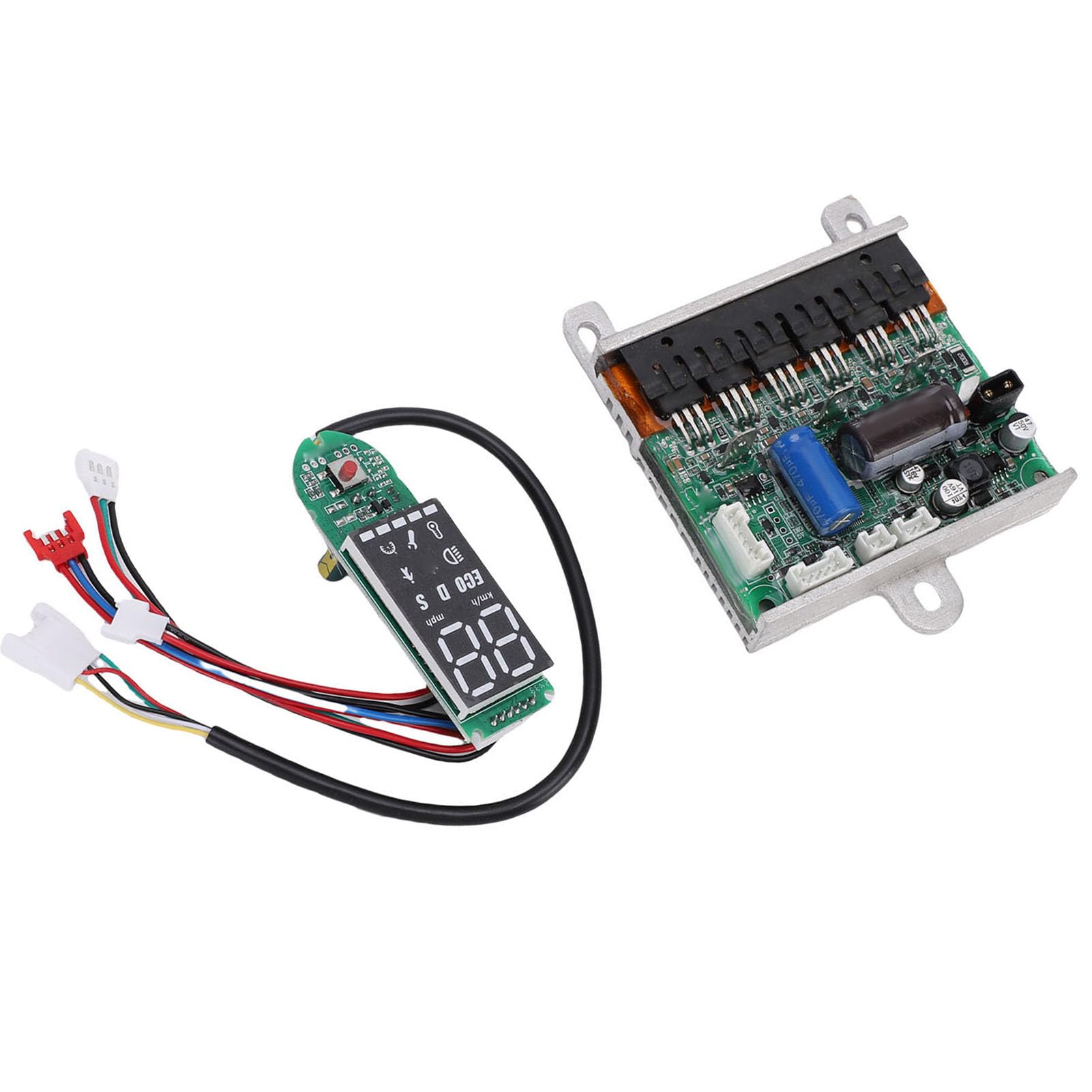 Alomejor Digital LCD Display Circuit Board Easy to Use Controller -Panel Kit for Electrical Scooters Enthusiasts