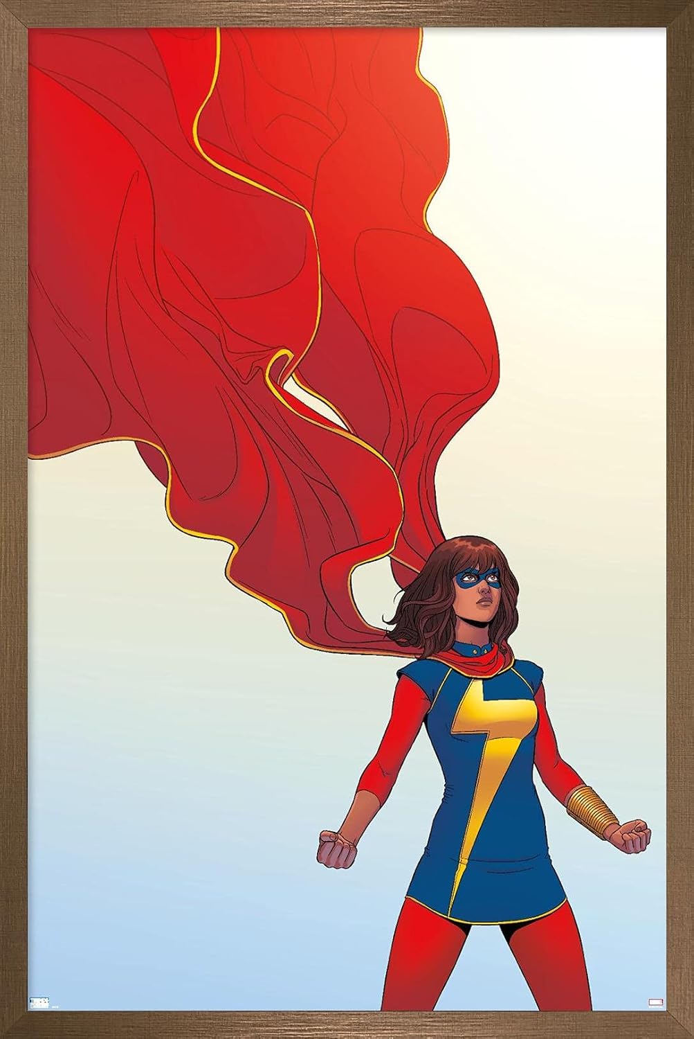 Trends International Marvel Comics Ms. Marvel - Ms. Marvel #3 Wall Poster, 34L x 22.4W, Premium Unframed Version