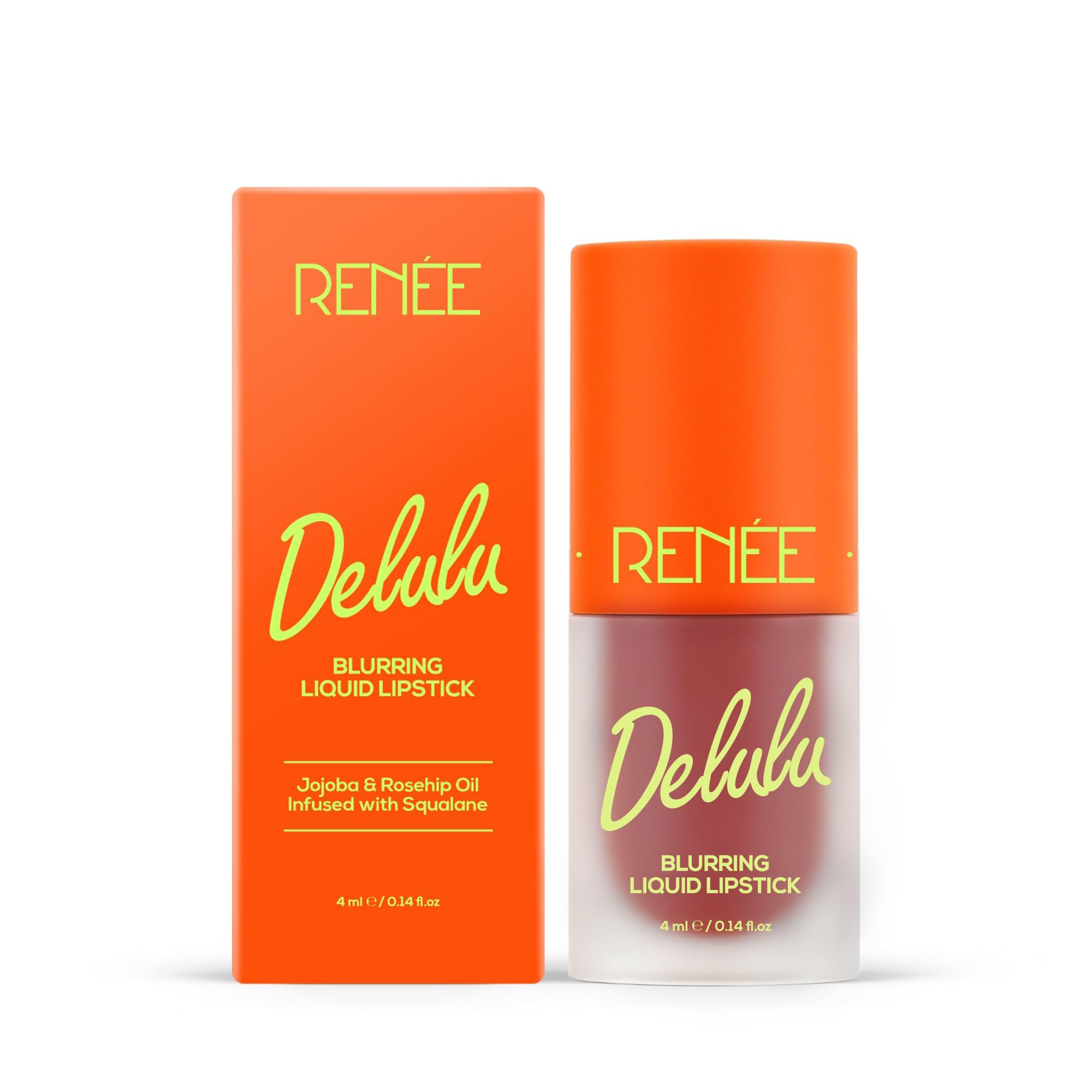 RENEE Delulu Blurring Matte Liquid Lipstick - Mauve Main Ex | Buildable Formula with Rich PayOff | Blurs Lip Lines, Glides Smoothly, Long-Lasting Up To 10 Hours | With Jojoba Oil | 4ml-image-25