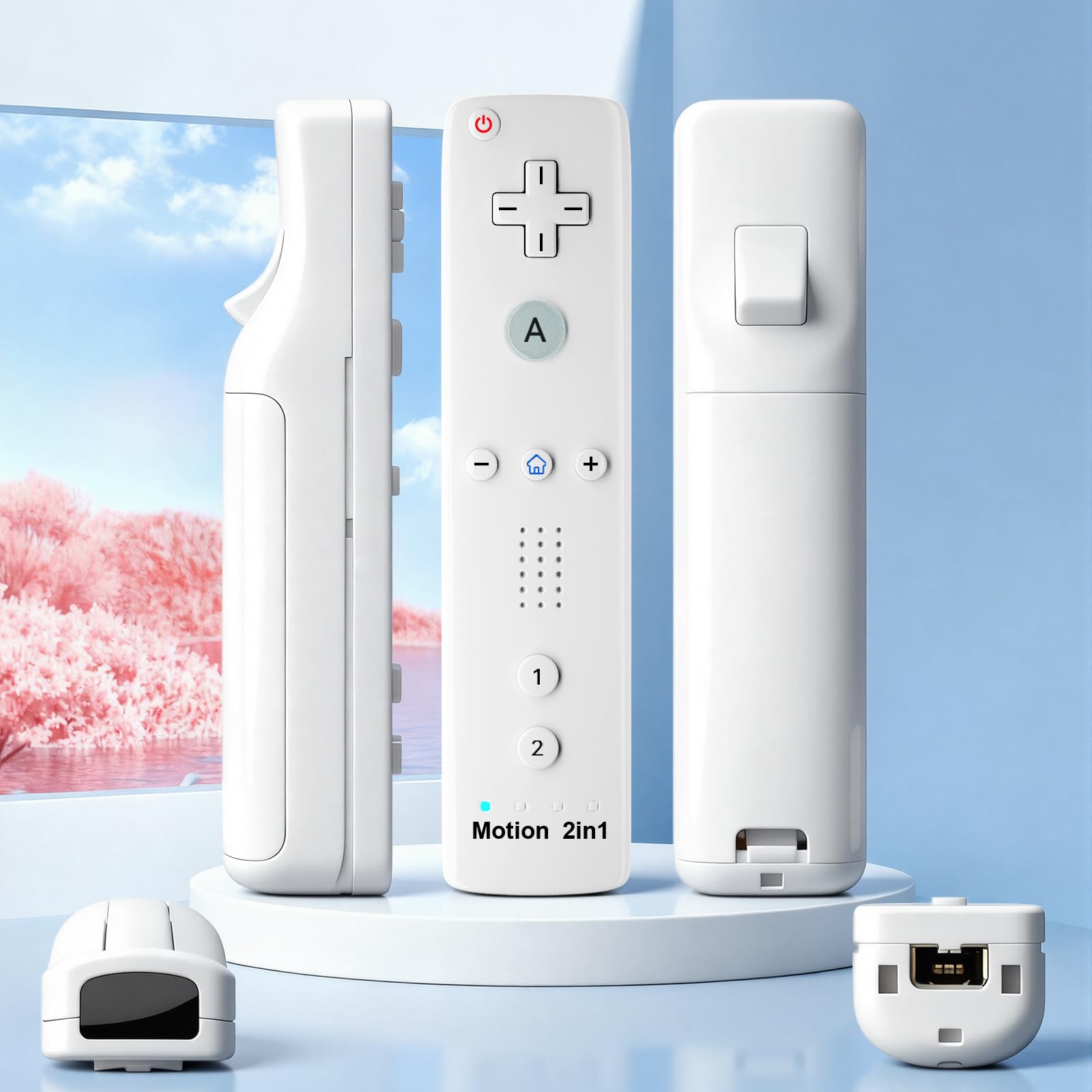 Amazon.co.jp: 2 パック Wii リモコン モーションプラス ワイヤレス