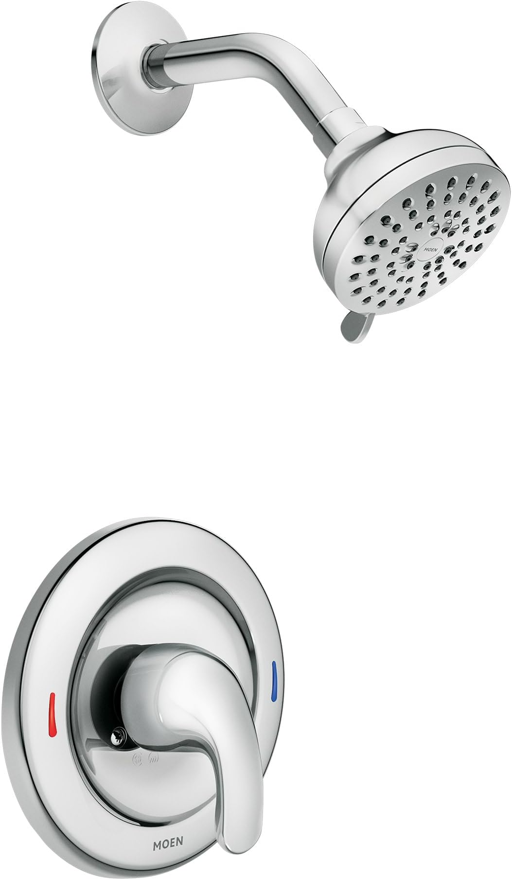 Adler Chrome One-Handle Tub & Shower Faucet Multi-Function Showerhead, 82604