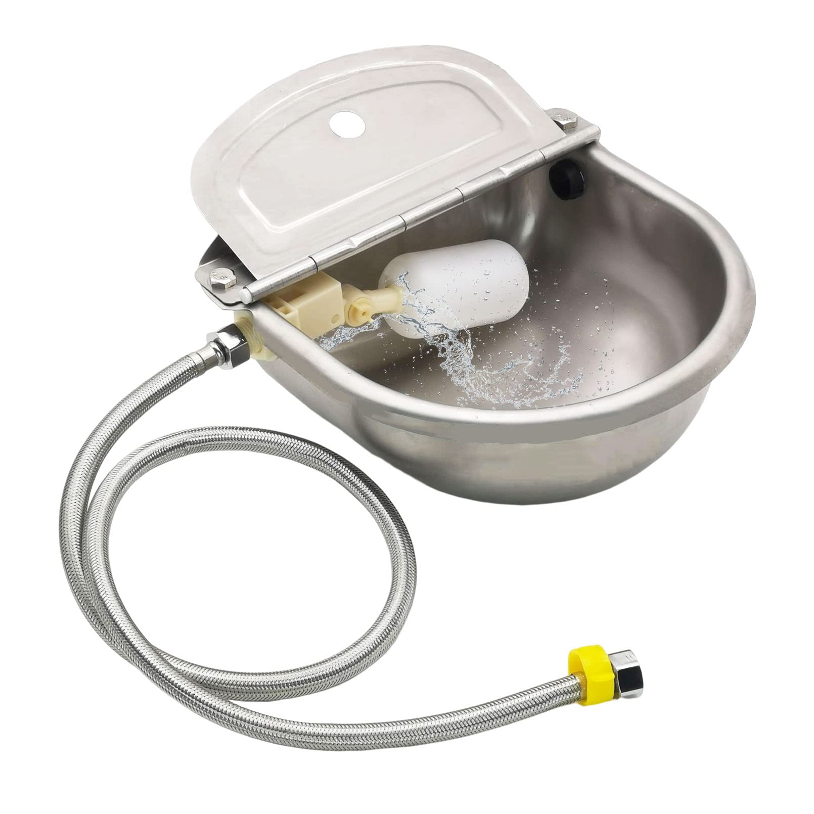 Buy Fhiny Automatic Livestock Waterer Kit Stainless Steel Cow Drinking