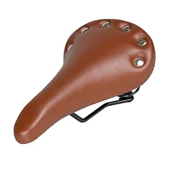 ブラウンレザーサドル スプリング付き Amazon | BROOKS レザーサドル スプリングつきモデルB66の